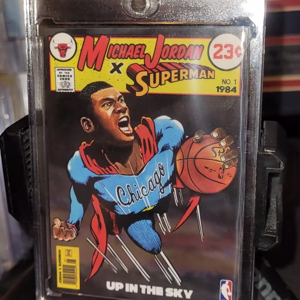 1984 Michael Jordan x Superman Comic Rookie RC Chicago Bulls Rare - Picture 6 of 6